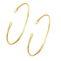 BOMAIL 2Pcs Gold Arm Cuff Bracelets Set for Women | Open Adjustable, large Upper Arm Bangles, Coil Swirl Armlet,Ren Faire Armband,Minimalist ,Goddess - style: A Style