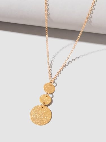 Long Gold Necklace for Women Jewelry fall fashion jewelry womens fashion - color: A-Fashionable women's temperament collarbone chain necklace