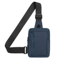 Mini Sling Bag for Men and Women, 7.5 Inch Small Anti Theft Crossbody Sling Backpack Nylon Chest Bag Fanny Pack for Travel Running Hiking (Dark Blue) - color: Dark Blue