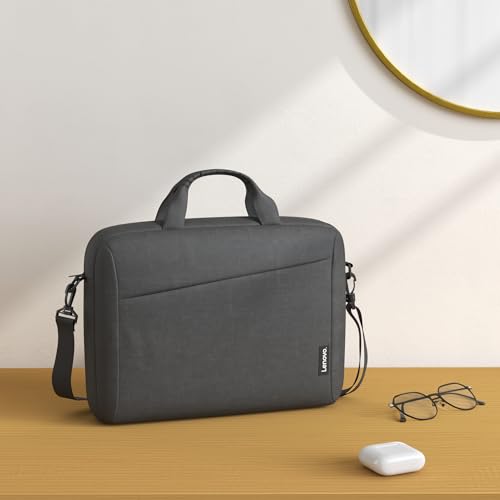 Lenovo Laptop Bag T210, Messenger Shoulder Bag for Laptop or Tablet, Sleek, Durable & Water-Repellent Fabric - size: 17 inch