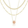 WomenGifts Layered Gold Necklaces for Women, 14K Gold Sterling Silver Plated Dainty Pendant Necklace Set Non Tarnish, Chunky Stackable Cuban Chain Choker, Trendy Birthstone Vacation Jewelry Gift - color: Gold, style: Cubic Zirconia-Created Citrine-Nov