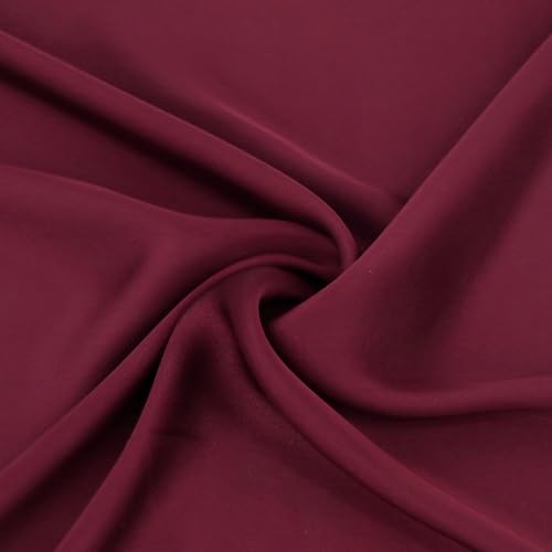 vimate Head Scarf for Women Hair 27'' Square Satin Silk Feeling Bnadana Neck Scarf Handbag Accessories Etc - color: C104#. Burgundy