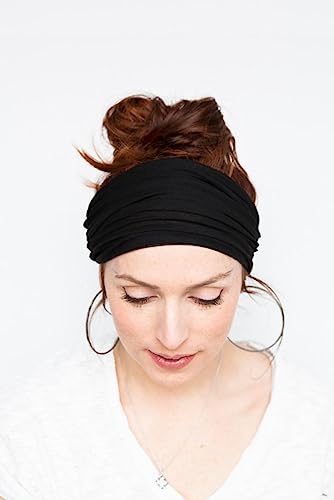 Tobeffect Headbands for Women African Boho Wide Hairband Headband Knotted Head Wraps Head Scarf Hairbands Turbans Hair Accessories - color: Headbands 9