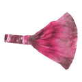 Motique Accessories Pink Stretchy Headwrap Tye Dye Boho Wide Hair Band Yoga - color: Pink