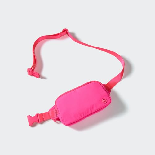 Pander Mini Belt Bag – Ultra Compact, Fits 6.7” Phone, Lipstick, Earbuds, Essentials, Small Crossbody Waist Purse, Sonic Pink - color: Sonic Pink