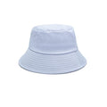 NPJY Bucket Hat for Women Men Cotton Summer Packable Sun Beach Fishing Hats Travel Cap - color: Plain White