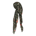 Pretied Head Scarves for Women Featuring Lightweight Crimped Material and Attractive - color: Floral Olive