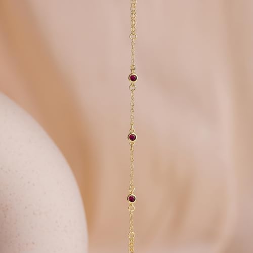 Gokeey Gold Hand Chain Bracelet for Women Trendy, Dainty 14k Gold Plated Ring Bracelet Hand Chain Finger Ring Slave Cuff Bracelet Cubic Zircon Hand Jewelry for Women Accessories - style: 3cz hand chain-Jan