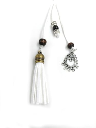 Women's Waist Belts Woven Tassels Chain Belt Skinny Rope Belt for Skirt Dress Boho Style - color: White