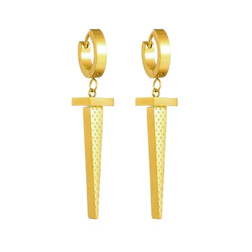 Silver/Gold Boho Dangle Statement Earrings for Women Trendy,Handmade Vintage Dainty Cute Long Drop Summer Earrings,fashion Accessories Jewelry Gifts - color: A25 Awl Gold Dangle