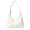 Women’s Trendy Suede Tote Bag Shoulder Bags For Women Fall Underarm Bag Winter Hobo Bag Work Purses Suede Travel Handbag - color: Pu-white