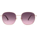 SOJOS Classic Trendy Square Sunglasses for Women Men Cute Big Frame Gold Shades SJ1137 - color: Rose Gold/Grey&rose