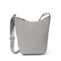 Baggallini Swift Mini Crossbody Bag for Women - 4.5x7 Small Travel Purse with Crossbody Strap and RFID - color: B-lite Silver Sand
