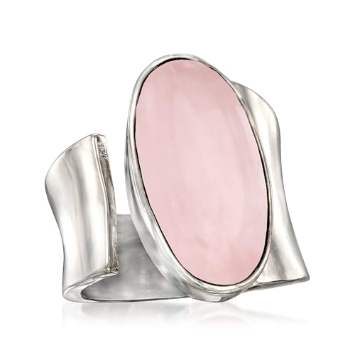 Ross-Simons Wrap Ring in Sterling Silver - color: pink, size: Size 10