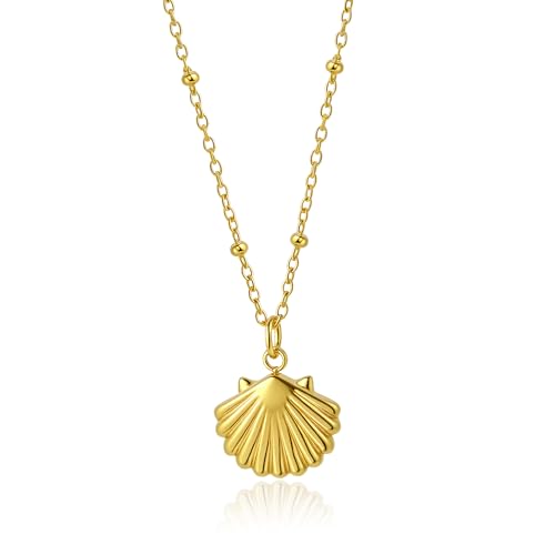 14K Gold Heart Necklace for Women Boho stainless steel waterproof Cute Dainty Love Pendant Necklaces for Women - color: Styie-4
