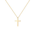 MEVECCO Dainty Gold Cross Necklace for Women - 18K Gold Plated Delicate Minimalist Cubic Zircon Cross Necklaces Cute Faith/Crucifix Jewelry Gift - style: Cross-3