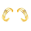 Pingyongchang 2 Pcs Cuff Bangle Bracelet for Women Open Wide Wire Bracelets Set Gold Wrist Cuff Wrap Bracelet Adjustable Classic Bohemia Birthday Gift - color: D