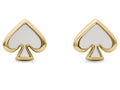 kate spade new york Everyday Spade Studs - color: White Enamel