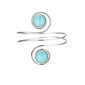 Caiyao Boho Upper Arm Bracelet Cuff Bangle Gold Silver Geometric Cuff Bracelets Mental Open Upper Arm Bangle Bracelet Adjustable Armband Jewelry for Women - style: Turquoise Silver