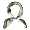 FONYVE 100% Mulberry Silk Scarfs for Women-Lightweight Square Satin Head Scarf-Small Silk Hair Scarf for Sleeping 21"x21" - color: 10 Ginkgo Leaf