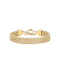 PAVOI 14K Gold Plated Chunky Chain Adjustable Bracelet for Women | Stainless Steel Lightweight Trendy Chain Bracelet - color: Yellow Gold, size: 6 Inches
