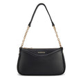 Missnine Purses for Women, Shoulder Bag Small Handbags Vegan Leather Underarm Bags Trendy Hobo Cute Clutch Purse - color: 3-black【multi-pockets】