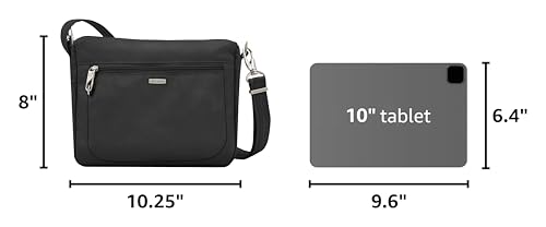 Travelon Anti-Theft Classic Small East/West Crossbody - color: Black