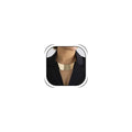 Chunky Chain Necklaces Women Statement Collar Necklace Gold Flat Snake Chain Choker Ribbed Design for Party, Dress Jewelry Gifts - color: A9