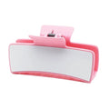 Stylish Hair Clip Fashionable Sublimation Aluminum Plate Hair Clip for Women Heat Transfer Technology Hairpin - color: PK