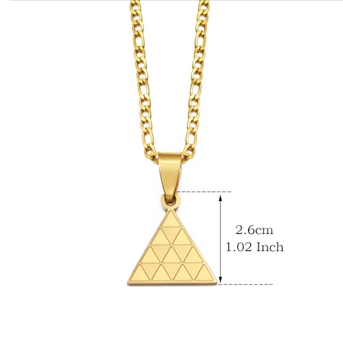 Pintadera Canaria Spain Traditional Ethnic Symbols Pendant Necklaces For Woman Jewelry - color: Gold Color 6