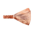 Motique Accessories Stretchy Headwrap Tye Dye Boho Wide Hair Band Yoga (Rust) - color: Rust