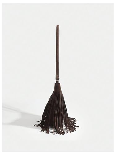 SweatyRocks Women's Fringe Western Crossbody Bags Tassel Shoulder Purses - color: Coffee