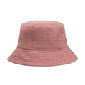 Hot Summer Bucket Hat - Trendy Cotton Sun Hat for Beach, Golf, Fishing - Fun Outdoor Vacation Boonie for Men and Women - color: Dusty Rose
