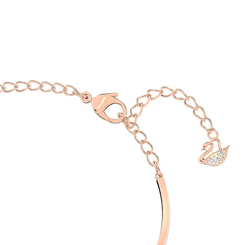 Swarovski Infinity Heart Jewelry Collection, Necklaces and Bracelets, Rose Gold & Rhodium Tone Finish, Clear Crystals - color: Bangle Bracelet