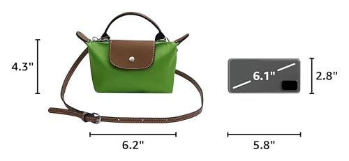 Fashionable and versatile handbag for women, mini shoulder bag, crossbody bag, coin purse, mobile phone bag - color: Green