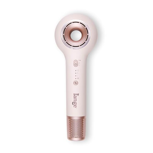 L’ANGE HAIR Axia HaloRing Ionic Hair Dryer | High Speed Professional Blow Dryer for Smooth, Frizz-Free Styles | Lightweight Brushless Motor with Concentrator & Wall Mount | 4 Heat Settings | Off-white - color: Off-white