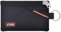 RFID Blocking Travel Wallet with Adjustable Lanyard, Small Nylon Zipper Pouch and Badge Holder for ID, Credit Cards, Cash, Keys, Commuters (Black) - color: Black