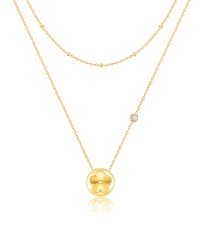 KSF Gold Lariat Necklace for Women Y Shaped Layered CZ Drop Chain | Y shaped necklace; Layered CZ detail; Long lariat style; Gift for her - color: Gold-14