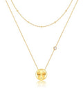 KSF Gold Lariat Necklace for Women Y Shaped Layered CZ Drop Chain | Y shaped necklace; Layered CZ detail; Long lariat style; Gift for her - color: Gold-14