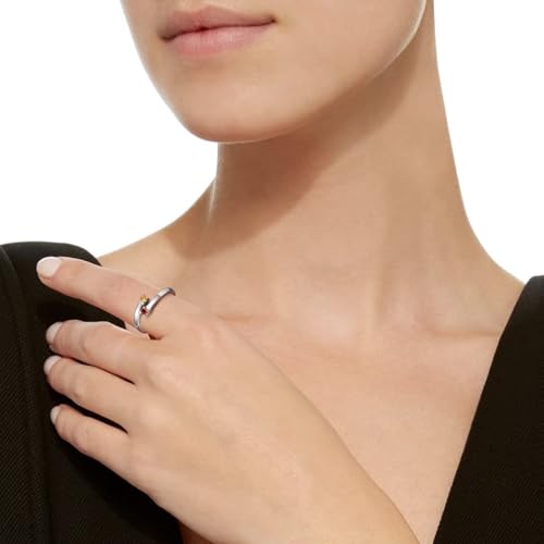 Custom4U Personalized 1-4 Birthstone Rings for Women Promise Rings for Her Sterling Silver Mothers Ring Customized Cubic Zirconia Stones Wedding/Valentine's Day/Mother's Day Jewelry Gift for Mom Wife - color: B-2 Names-Silver