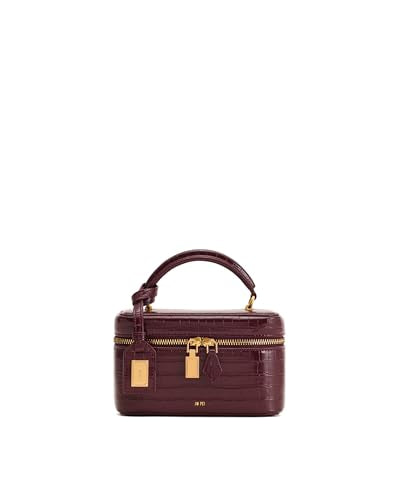 JW PEI Women's Cleo Box Shape Top Handle Bag - color: Burgundy