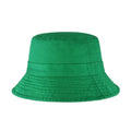Hot Summer Bucket Hat - Trendy Cotton Sun Hat for Beach, Golf, Fishing - Fun Outdoor Vacation Boonie for Men and Women - color: Kelly Green