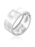 Bangle Bracelets for Women | 14K Gold Plated Trendy Wide Bracelets | Hinged Arm Cuff Bangles Chunky Bracelet for Women - color: Style B-Matte Silver Plated Bangles