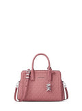 MICHAEL Michael Kors Laila Extra Small Crossbody - color: Silver-tone Hardware/Signature Coated Twill/Rosewood