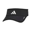 adidas Women's Superlite Visor – Lightweight Moisture-Wicking Running Tennis Hat - color: Black/White/3