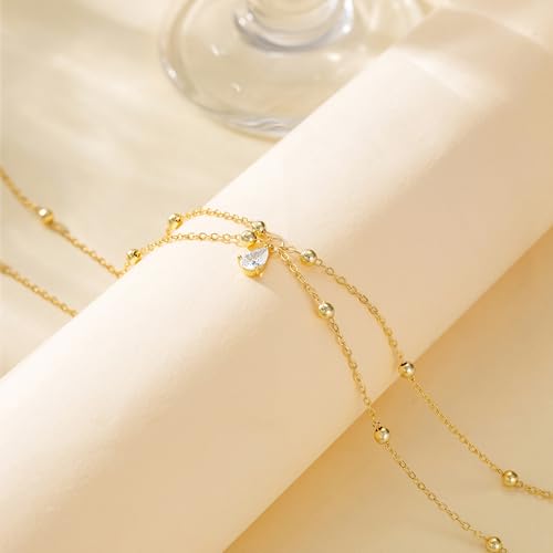 CHESKY Waist Beads for Women, Dainty 14k Gold Plated Waist Chain Beach Accessories Cute Belly Chain Body Chain Gold Chain Belts for Women Summer Beach Jewelry for Womens Gifts Rave Outfits for Womens - style: cross waist beads
