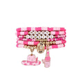 Fuqimanman2020 Boho Western Cowgirl Howdy Stackable Beaded Bracelet Set for Women Western Country Hat Boot Charms Polymer Clay Beads Bracelets Country Concert Rodeo Jewelry Gift - color: Style 2 Pink Hat