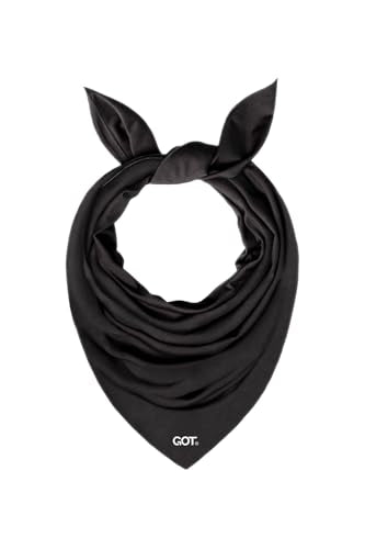 GOT Sports UPF 50+ Cooling Bandana for Men & Women - Thermoregulation, Moisture-Wicking, Sun Protection Bandana Neck Wraps - color: Black