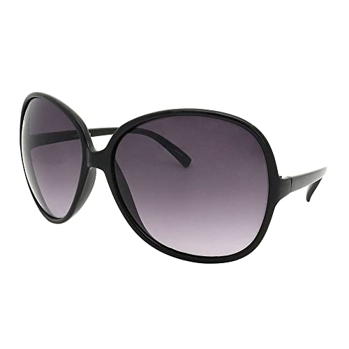 Pop Fashionwear Jackie O Round Women's Oversized Celebrity Vintage Retro Sunglasses