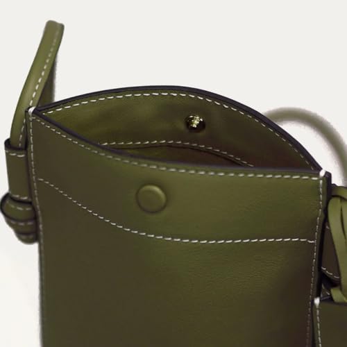 Rever Rubin Phone Crossbody Sling Bag, Leather, Fits Phone, Cards, Essentials | Phone - color: Pistachio (Green)
